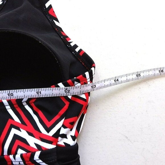 Inches Off Women's Geo Print Tankini Top - Picture 3 of 7